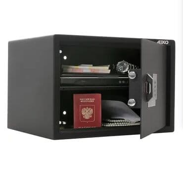небольшой сейф: Сейф Aiko SH-28.EL NEW Подходит для хранения документов и ценностей — 2