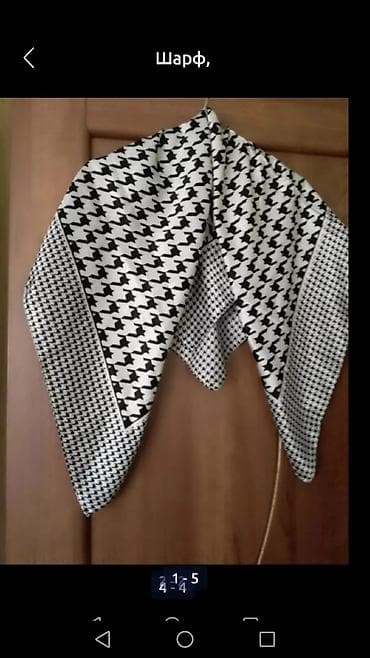 Шарф, Новый, Женские, цвет - Белый