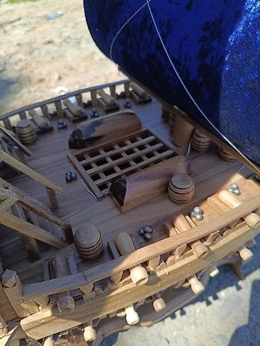 пакет катушка: Деревянный макет парусного корабля ручной работы - Материал корпуса — 5