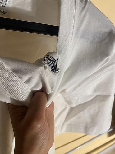 вареный хлопок: Мужская футболка, M, L, XL, Polo Ralph Lauren, Новый, цвет - Белый, Самовывоз, Платная доставка — 4