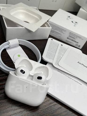 gou pro: Air pods 3 Apple AirPods (3‑е поколение) - Беспроводные — 2