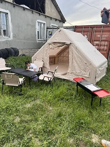 набор выживания: Сдаются в аренду палатки для комфортного пребывания на природе — 4