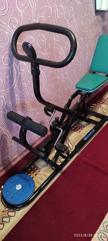 спортивный тренажёр: В г. Каракол продаю женский тренажёр с 5 функциями. Укрепляет мышцы — 4