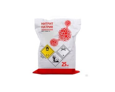 нитрат серебра: Нитрит натрия (порошок) Фасовка: мешок 25 кг Нитрит натрия (NaNO2) - — 1