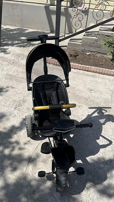 team terzo: Детский трёхколёсный велосипед-каталка с родительской ручкой и — 6