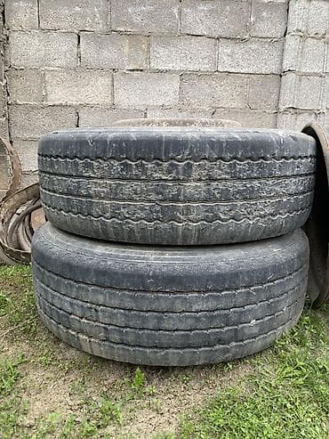 Колеса в сборе 295 / 60 / R 22,5, Всесезонная, Б/у, Пара, Грузовики/Автобусы, Железные, отверстий - 10