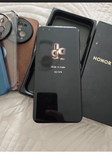 прочный телефон: Honor Magic 5 Pro, Б/у, 512 ГБ, цвет - Черный, 2 SIM — 4