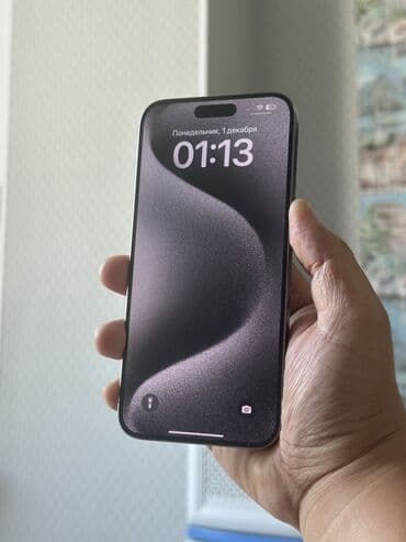 редми с: IPhone 15 Pro Max, 256 ГБ, Natural Titanium, 85 % — 1