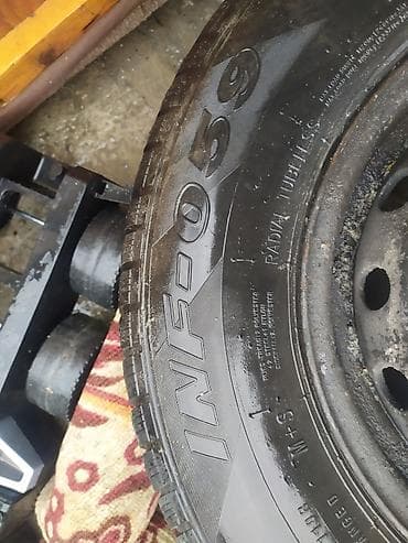 winter: Колеса в сборе 225 / 70 / R 15, Зима, Б/у, Легкий коммерческий транспорт (C/LT), Железные — 3