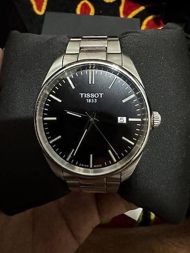 Аксессуарлар: Классикалык сааттар саат, Tissot, Швейцария, Суу өткөрбөөчү, Асыл нуска, Эркектердики, Колдонулган — 1