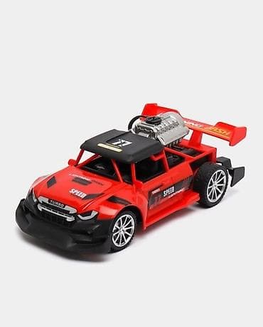 kinder stranger: Игрушечная спортивная машинка “Speed Turbo” (инерционный механизм) - — 1