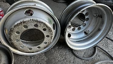 шина диска: Колеса в сборе R 22,5, Пара, Грузовики/Автобусы, Железные, отверстий - 10 — 5