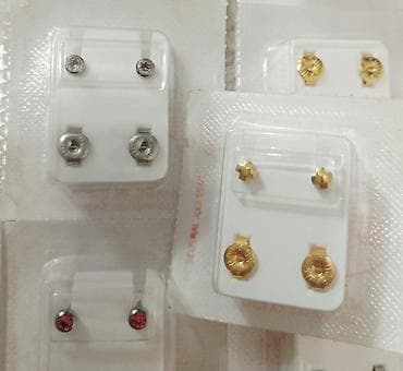 Серьги STUDEX в стерильной упаковке для прокола. Серьги-гвоздики — 7