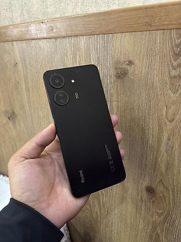 Redmi, Redmi 13C, Б/у, 256 ГБ, цвет - Черный, 2 SIM