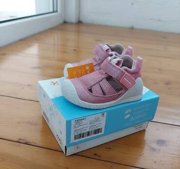 Новая ортопедическая обувь Внутри кожа Снаружи текстиль Размер 19