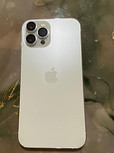 iphone 13: IPhone 12 Pro Max, Б/у, 512 ГБ, Белый, Защитное стекло, Чехол, 87 % — 1
