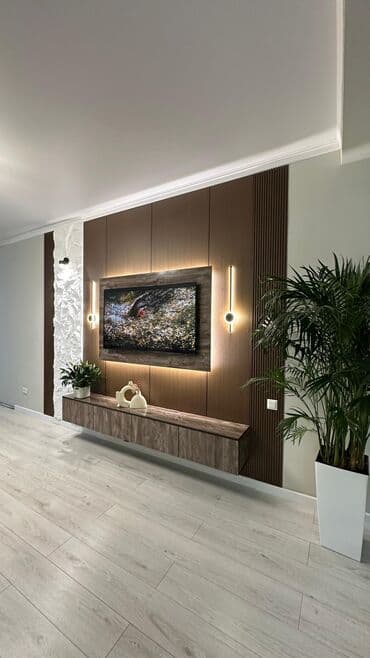 прихожку мебель: Гарнитур для зала, Тумба под ТВ, цвет - Серый — 2