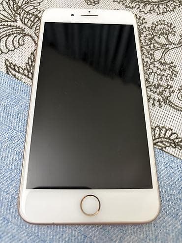 imac 27: IPhone 8 Plus, Б/у, 64 ГБ, Золотой, Защитное стекло, Чехол, Кабель, 100 % — 2