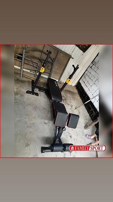 Комплект на фото без штанги Цена скамьи 4в1 15.000с Стойка под штангу