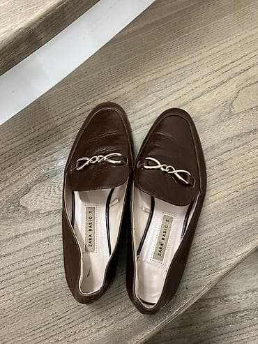 Жеке буюмдар: Zara лоферы из натуральный кожи, Супер удобные и мягкие. Два раза — 5