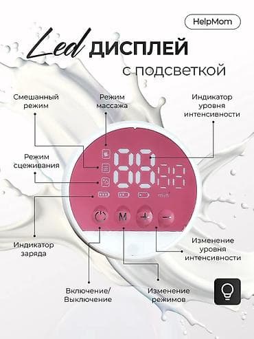 Детский мир: Молокоотсос электрический беспроводной с массажной стимуляцией для — 5