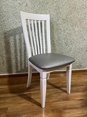 круглый стол для кухни: Кухонный стол и стул, цвет - Желтый — 6