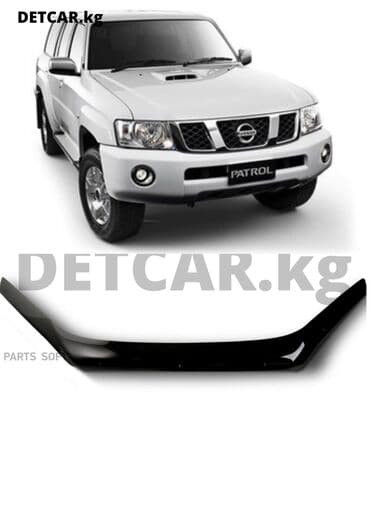 мухабойка: Мухобойка/Дефлектор капота Nissan Patrol Y61 0 Мухобойка Мухобойка — 1