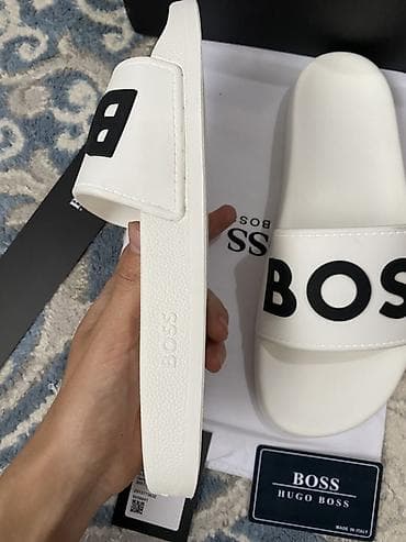 барсетки boss: Мужские сандалии, 43, Hugo Boss, Новый, цвет - Белый, Самовывоз — 2