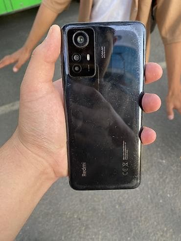 Redmi, Redmi Note 12S, Б/у, 256 ГБ, цвет - Черный, 1 SIM, 2 SIM, eSIM