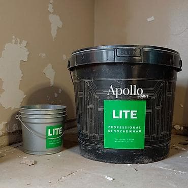 жабуу: Краска Apollo Paint LITE — профессиональная белоснежная, с быстрой — 1