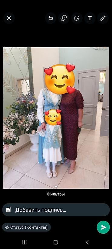 Спецодежда: Продаю два платья б/у, брала на кыз узатуу и больше не одевала — 1