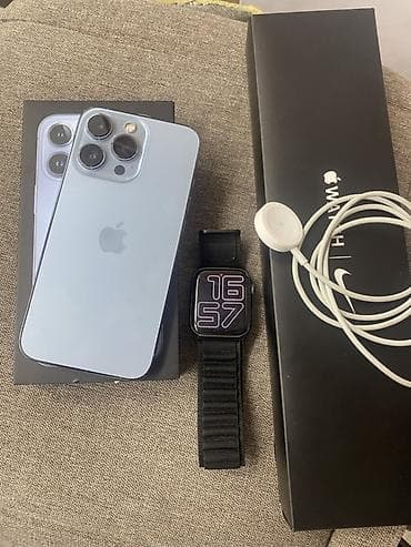 apple m4 pro: IPhone 13 Pro + Apple Watch Nike (коробка и магнитная зарядка) 13 про — 8