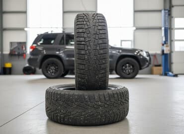 шипованные шины б у: Шины 285 / 60 / R 18, Зимняя шипованная, Б/у, Комплект, Внедорожные (АТ/МТ), Япония, Bridgestone — 2