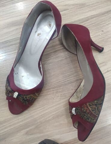 женская обувь больших размеров: Босоножки, 40, AURA SHOES, Б/у, цвет - Розовый, Самовывоз — 8