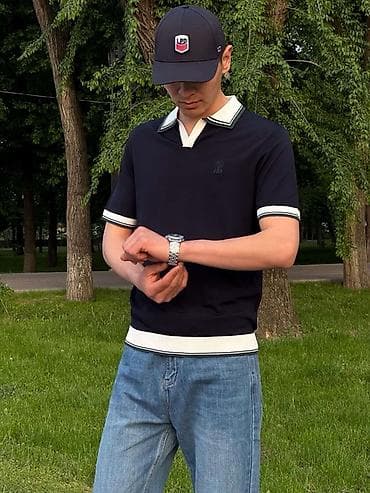Футболки: Мужская футболка, S, M, L, Tommy Hilfiger, Новый, цвет - Белый — 4