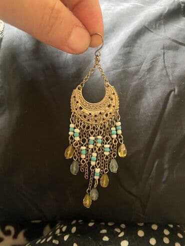 свадебное платье для высокой невесты: Серьги под серебро очень красивый весячий 2я комплект с зеленым — 1