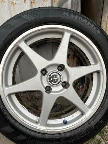 продаю титан диск на ниву: Литые Диски R 17 Комплект, отверстий - 4, Б/у — 1