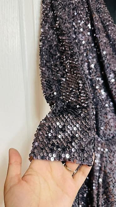 шикарный клатч: Повседневное платье, Турция, Осень-весна, Длинная модель, XL — 3