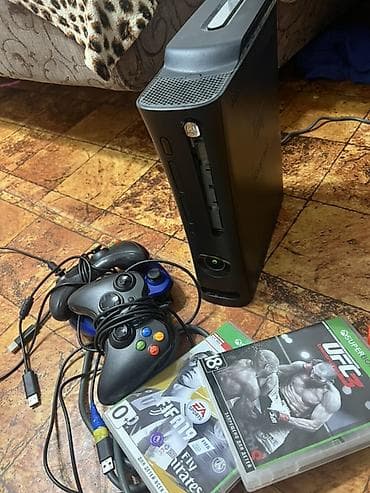 Xbox: Игровая консоль Xbox 360 (чёрная) с жестким диском 120 GB Дисковод не — 2