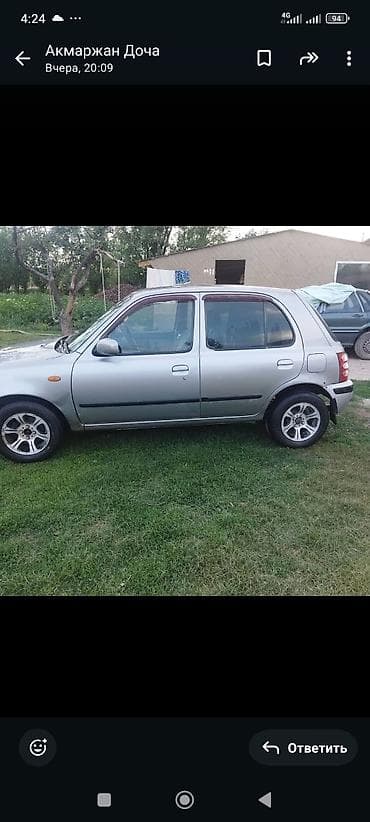 bmw 2: Nissan March: 2001 г., 1 л, Автомат, Бензин — 7