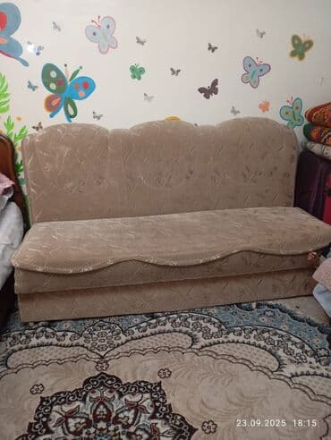 диван из палета: Раскладной диван, Б/у — 1