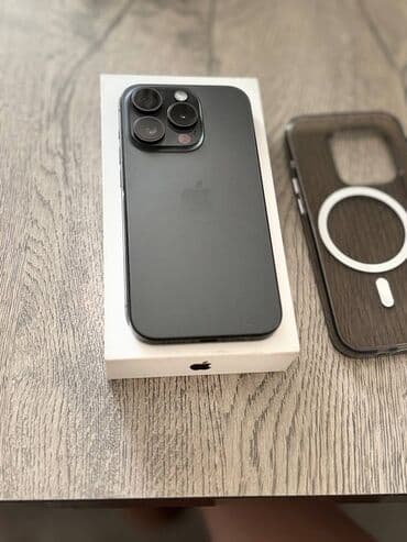 7 iphone: IPhone 15 Pro, Black Titanium, Коробка — 2