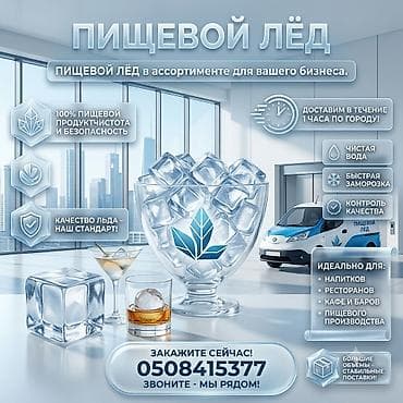 Продукты питания: Пищевой лёд для бизнеса Ассортимент пищевого льда для напитков — 1