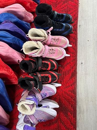Спорт и хобби: Детские раздвижные коньки с утеплённым ботинком - Тип: ледовые коньки — 4