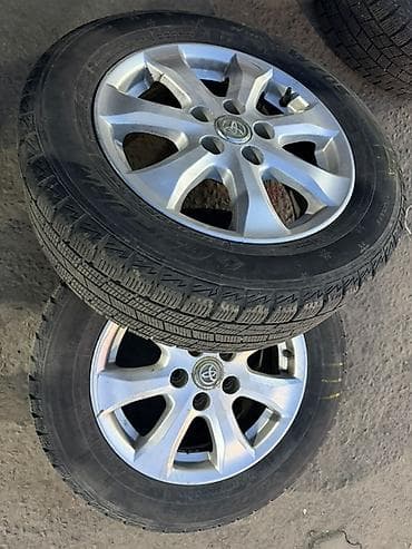 Колеса в сборе 215 / 60 / R 16, Зима, Б/у, Комплект, Легковые, Литые, отверстий - 5