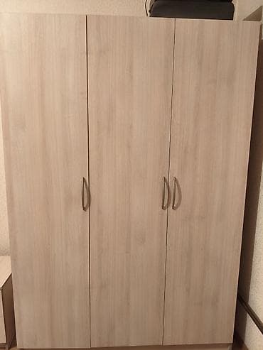 мягкая мебель бу: Спальный гарнитур, Двуспальная кровать, ДСП, Самовывоз, цвет - Бежевый — 10