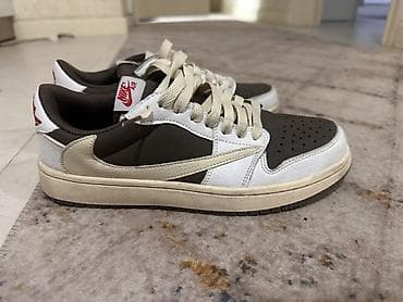 джордан 1: Мужские кроссовки, 41, 41.5, Nike, Новый, цвет - Коричневый, Платная доставка, Самовывоз — 6