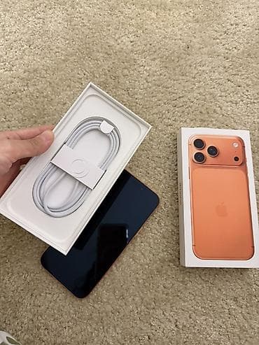 hoco m105: IPhone 17 Pro Max, Новый, 512 ГБ, Оранжевый, Кабель, 100 % — 2