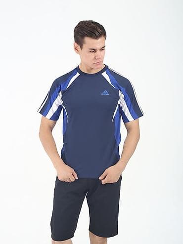 Мужская спортивная футболка adidas - Тип: футболка с коротким рукавом