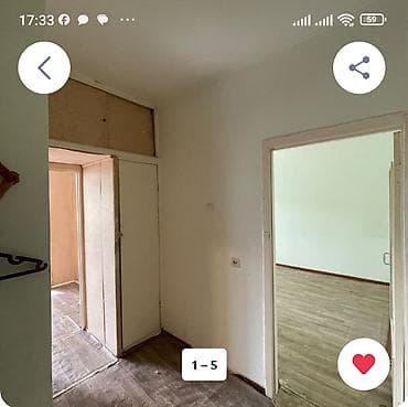 1 комната, 45 м², Аламедин-1 мкр 105 серия, 2 этаж — 5